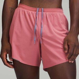 Lululemon Fast and Free Lined Short 6" - Brier Rose - Size Large